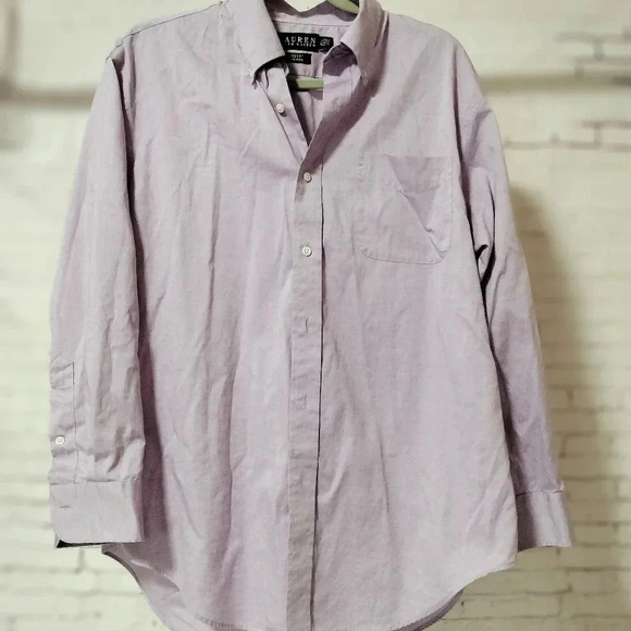 Lauren Ralph Lauren Other - Lauren Ralph Lauren Men's Sz 16 1/2 Button Down Shirt Lavender Long Sleeves